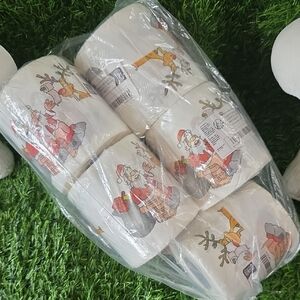 Novelty Christmas Toilet Paper Pack Of 5 Indivdually Wrapped Stocking Stuffers